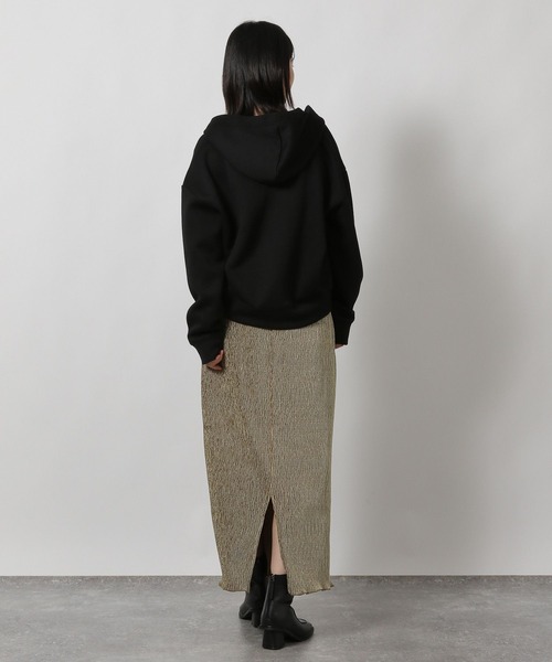LAKOLE(ラコレ)の「楊柳ベロアナロースカート / 602797(スカート・レディース・ブラック/カーキ/モカ・FREE)」の12枚目の写真
