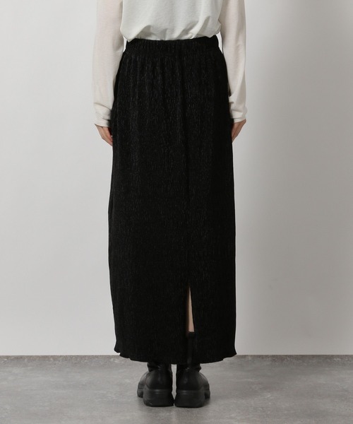 LAKOLE(ラコレ)の「楊柳ベロアナロースカート / 602797(スカート・レディース・ブラック/カーキ/モカ・FREE)」の18枚目の写真