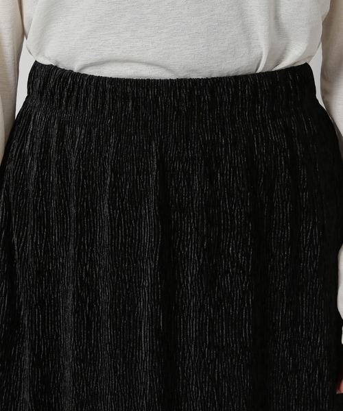 LAKOLE(ラコレ)の「楊柳ベロアナロースカート / 602797(スカート・レディース・ブラック/カーキ/モカ・FREE)」の19枚目の写真