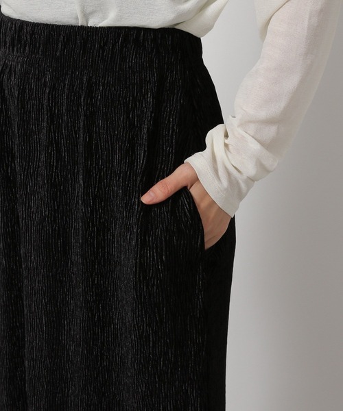 LAKOLE(ラコレ)の「楊柳ベロアナロースカート / 602797(スカート・レディース・ブラック/カーキ/モカ・FREE)」の20枚目の写真
