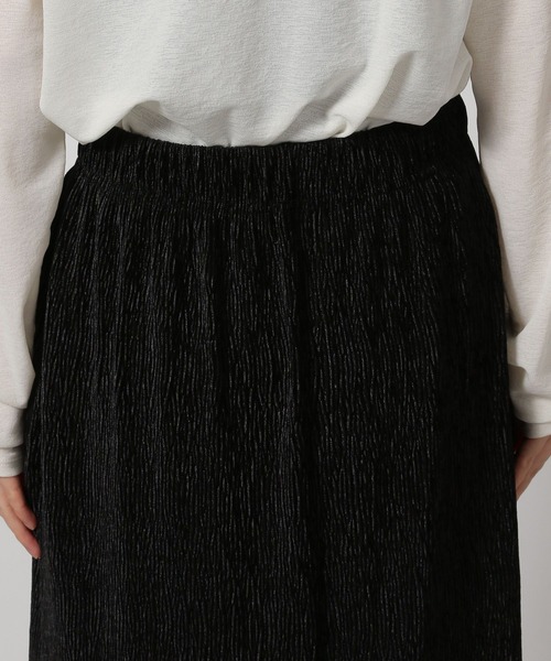 LAKOLE(ラコレ)の「楊柳ベロアナロースカート / 602797(スカート・レディース・ブラック/カーキ/モカ・FREE)」の22枚目の写真