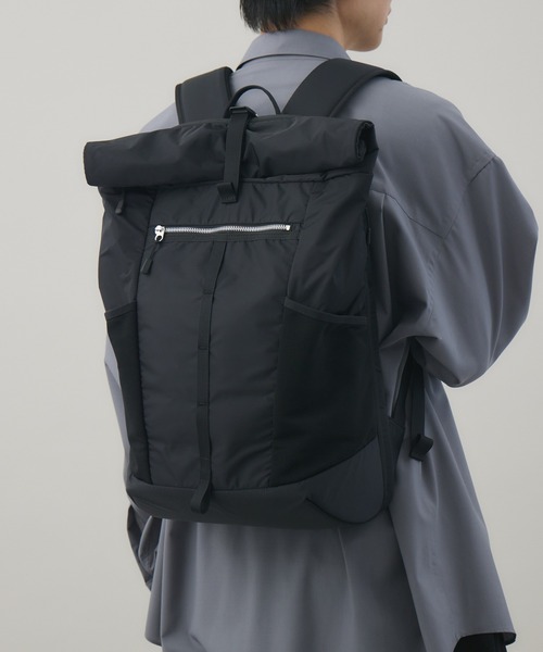 kuros'オリジナル】高密度織ナイロンロールトップリュック 豊岡産