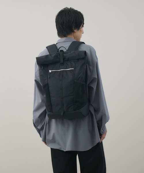 kuros'オリジナル】高密度織ナイロンロールトップリュック 豊岡産