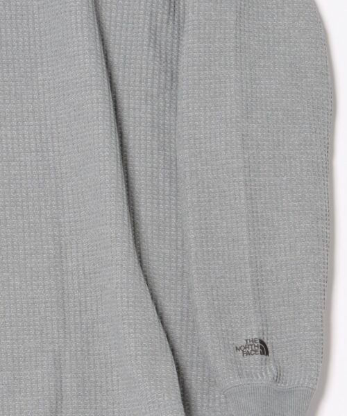 THE NORTH FACE(ザノースフェイス)の「THE NORTH FACE ロングスリーブウォームワッフルクルー(Tシャツ/カットソー・メンズ・ホワイト系/ブラック/ミックスグレー/オリーブ/ネイビー/オフホワイト・XL/M/L)」の8枚目の写真