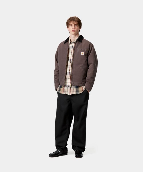 Carhartt WIP（カーハートダブリューアイピー）の「Carhartt WIP RAY SINGLE KNEE PANT（カーハートワークインプログレス レイ シングルニー パンツ）（チノパンツ・メンズ・ブラック・X-SMALL/X-LARGE/LARGE/MEDIUM/SMALL）」の6枚目の写真