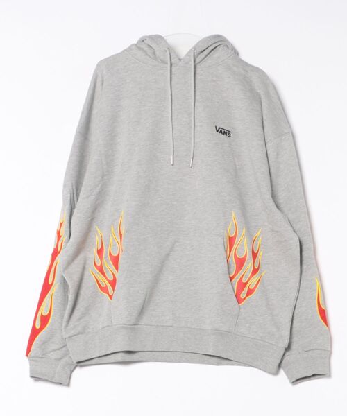 VANS(バンズ)の「VANS ヴァンズ M Flames blow out HST スウェットプルオーバー 125K1034400 H-GRAY(スウェット・メンズ・グレー・MEDIUM/LARGE/X-LARGE)」の1枚目の写真