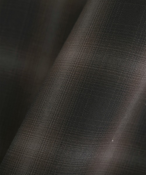 CULLNI（クルニ）の「【CULLNI】別注 Leather Pocket Check L/S Shirts（シャツ/ブラウス・メンズ・グレー/ブラック・1/2）」の5枚目の写真