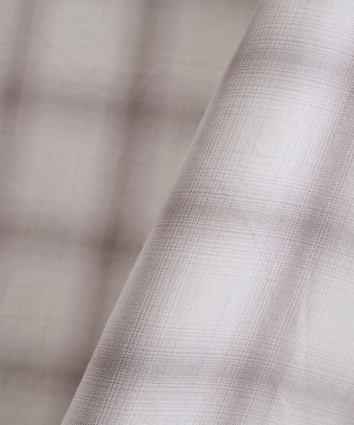 CULLNI（クルニ）の「【CULLNI】別注 Leather Pocket Check L/S Shirts（シャツ/ブラウス・メンズ・グレー/ブラック・1/2）」の9枚目の写真