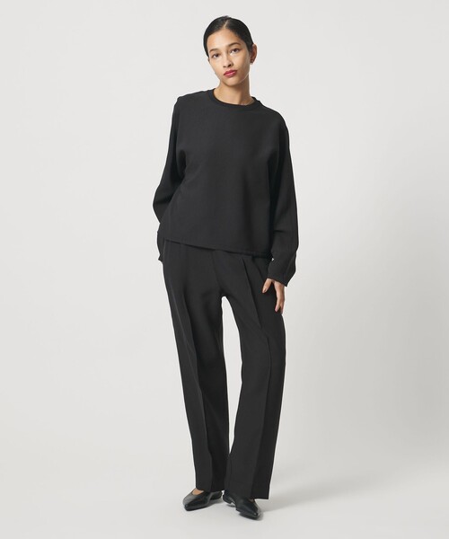 UNITED ARROWS & SONS by DAISUKE OBANA(ユナイテッドアローズアンドサンズバイダイスケオバナ)の「<D.O UNITED ARROWS BY DAISUKE OBANA for WOMEN>+10 DOLMAN LS CREW/ロングスリーブTシャツ(Tシャツ/カットソー・レディース・ブラック/オリーブ・S/M)」の6枚目の写真