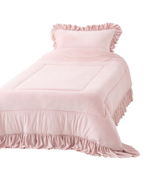 セール】【あったか寝具】WARMY しっとり アルガンオイル加工 フリル