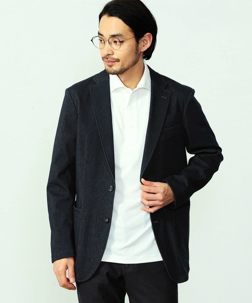 EDWIN(エドウィン)の「EDWIN エドウィン デニスラ テーラードジャケット ストレッチ ビジネス(テーラードジャケット・メンズ・インディゴブルー/ベージュ/ブルー系その他/ブラック・MEDIUM/X-LARGE/SMALL/LARGE)」の19枚目の写真