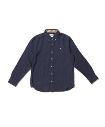 Arnold Palmer | シャンブレーネル 長袖 シェア シャツ(シャツ/ブラウス)