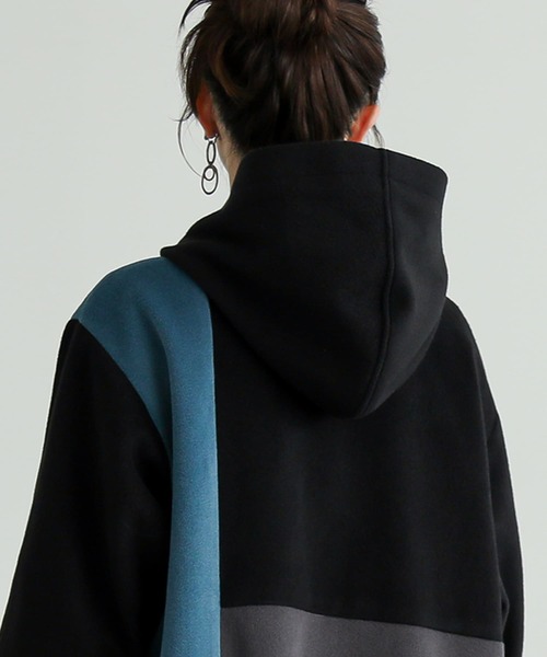 n'OrLABEL(ノアールレーベル)の「『配色メルトンコート』(その他アウター・レディース・ブラウン/ブラック・1/2)」の14枚目の写真