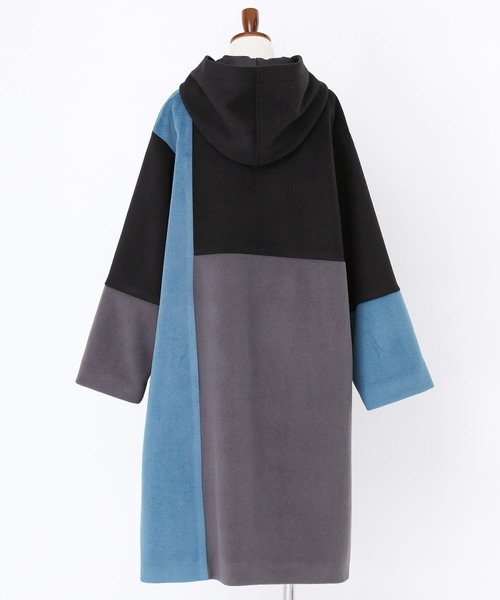 n'OrLABEL(ノアールレーベル)の「『配色メルトンコート』(その他アウター・レディース・ブラウン/ブラック・1/2)」の17枚目の写真