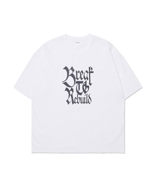 NOMANUAL(NOMANUAL)の「「NOMANUAL /ノーマニュアル」REBUILD T-SHIRT(Tシャツ/カットソー・メンズ・ホワイト/ブラック・LARGE/X-LARGE)」の3枚目の写真
