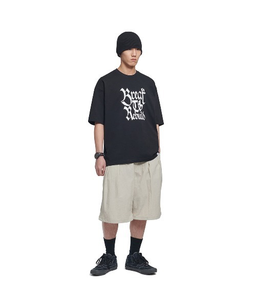 NOMANUAL(NOMANUAL)の「「NOMANUAL /ノーマニュアル」REBUILD T-SHIRT(Tシャツ/カットソー・メンズ・ホワイト/ブラック・LARGE/X-LARGE)」の11枚目の写真