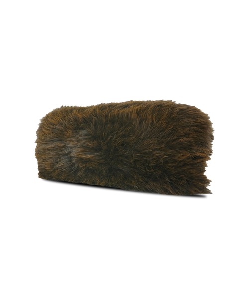 MSGM(エムエスジーエム)の「Faux Fur Clutch Bag ー Brown(クラッチバッグ・レディース・ブラウン・ONE SIZE)」の3枚目の写真