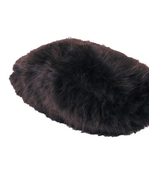 MSGM(エムエスジーエム)の「Faux Fur Clutch Bag ー Brown(クラッチバッグ・レディース・ブラウン・ONE SIZE)」の4枚目の写真
