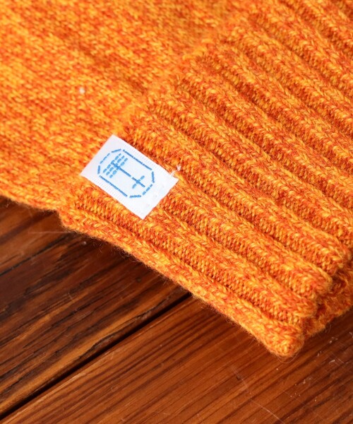 BEAMS JAPAN（ビームス　ジャパン）の「【別注】tet. / 天竺 ミックス カシミヤ ミックスカラーグローブ Women（手袋・レディース・オレンジ・ONE SIZE）」の9枚目の写真