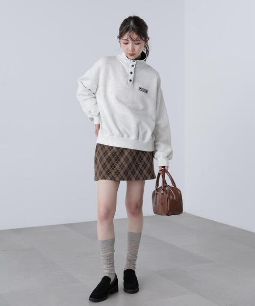 FREE'S MART（フリーズマート）の「◆バイアスチェックミニスカート（スカート・レディース・グレー系その他/ブラック/ブラウン系その他・MEDIUM/SMALL）」の10枚目の写真