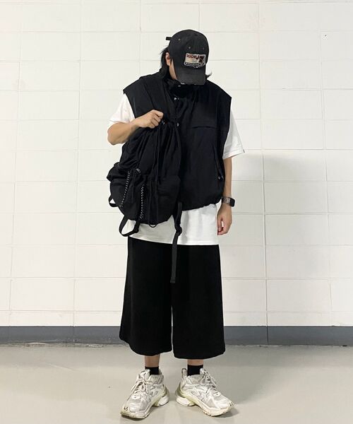 DNSR(ディーエヌエスアール)の「クルーシャルバギーバミューダスウェットパンツブラック(スウェットパンツ・メンズ・その他・LARGE/MEDIUM/SMALL)」の4枚目の写真