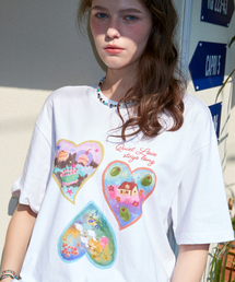 DTPラブステイ半袖Tシャツホワイト