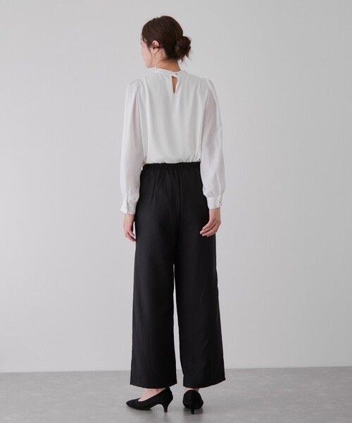 Jayro（ジャイロ）の「センターシームワイドパンツ（その他パンツ・レディース・ブラック/ネイビー/グレー・M）」の9枚目の写真