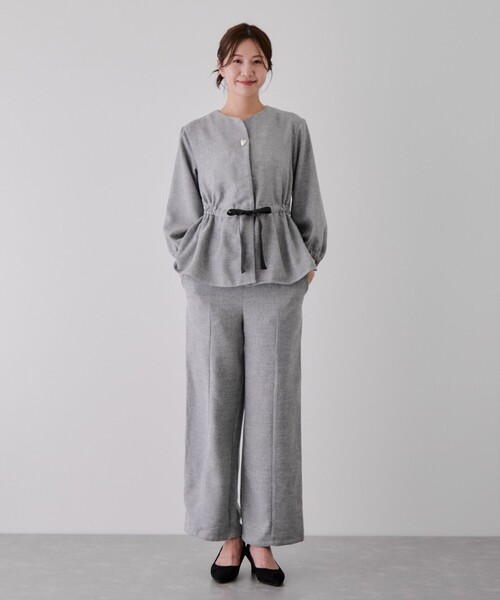 Jayro（ジャイロ）の「センターシームワイドパンツ（その他パンツ・レディース・ブラック/ネイビー/グレー・M）」の19枚目の写真