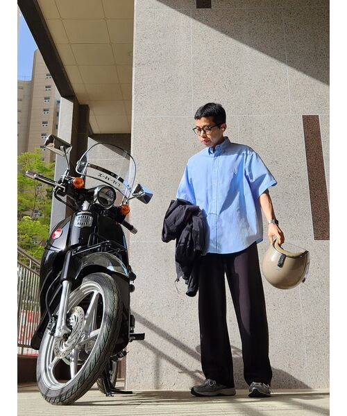 MUSINSA STANDARD（ムシンサスタンダード）の「[クールタンダード] ワンタックワイドバンディングスラックス [アイアングレー]（スラックス・メンズ・その他・36/34/32/30/26/28/40/38/42）」の10枚目の写真
