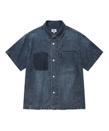 Wacky WiLLy（ワッキーウィリー）の「Washed denim short sleeve shirt sky blue（シャツ/ブラウス・メンズ）」