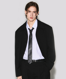 Windsor wool crop jacket black
