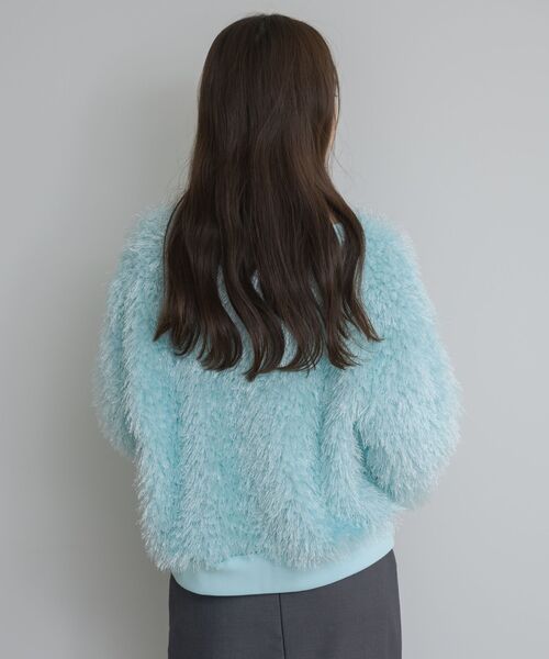 kivi（キヴィ）の「シャギーボアプルオーバー（Tシャツ/カットソー・レディース・ベージュ/ブラック/ライトブルー・FREE）」の15枚目の写真