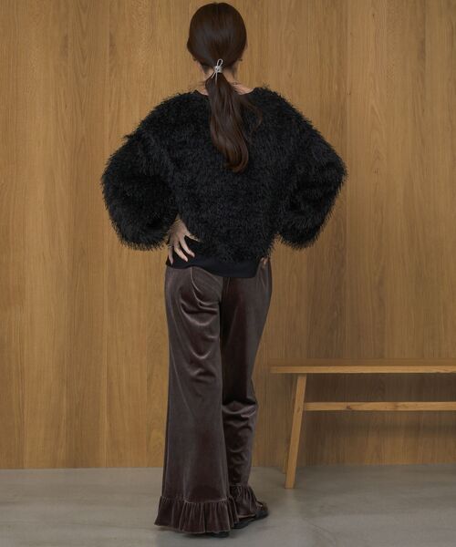 kivi（キヴィ）の「シャギーボアプルオーバー（Tシャツ/カットソー・レディース・ベージュ/ブラック/ライトブルー・FREE）」の18枚目の写真