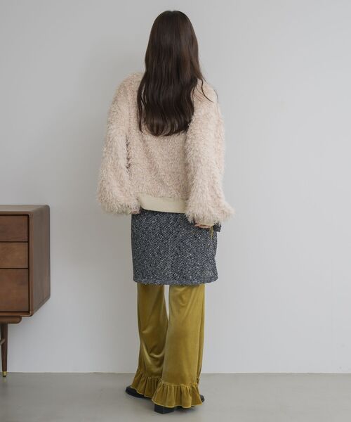 kivi（キヴィ）の「シャギーボアプルオーバー（Tシャツ/カットソー・レディース・ベージュ/ブラック/ライトブルー・FREE）」の22枚目の写真