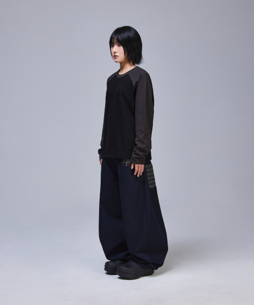 SCALLYWAG（スカリーワグ）の「ポイントチェックノンフェイドデニムパンツ[インディゴ]（その他パンツ・レディース・その他・X-LARGE/SMALL/MEDIUM/LARGE）」の17枚目の写真