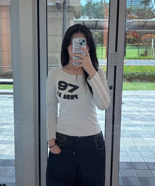 SCALLYWAG（スカリーワグ）の「ポイントチェックノンフェイドデニムパンツ[インディゴ]（その他パンツ・レディース・その他・X-LARGE/SMALL/MEDIUM/LARGE）」の14枚目の写真