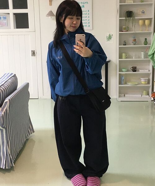 SCALLYWAG（スカリーワグ）の「ポイントチェックノンフェイドデニムパンツ[インディゴ]（その他パンツ・レディース・その他・X-LARGE/SMALL/MEDIUM/LARGE）」の12枚目の写真