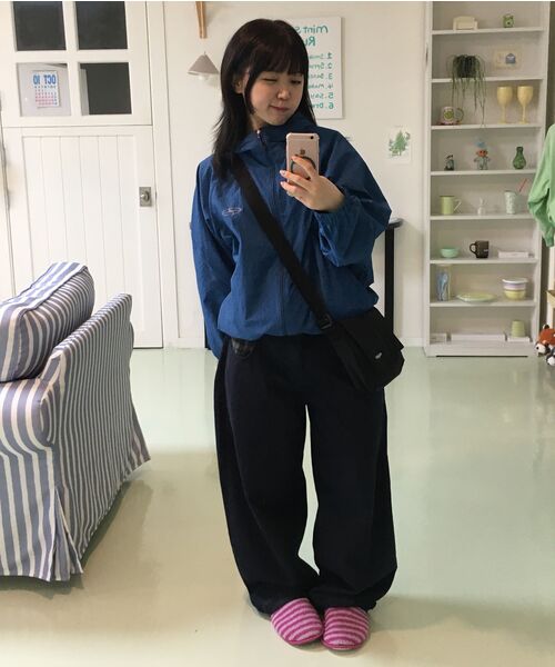 SCALLYWAG（スカリーワグ）の「ポイントチェックノンフェイドデニムパンツ[インディゴ]（その他パンツ・レディース・その他・X-LARGE/SMALL/MEDIUM/LARGE）」の6枚目の写真