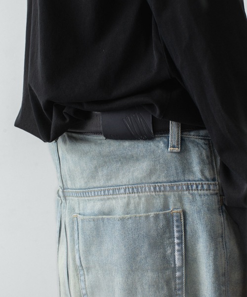 VEIN (ヴェイン)の「11OZデニム バギージーンズ / 11OZ DENIM BAGGY JEANS(デニムパンツ・メンズ・ライトインディゴブルー/ブラック・1/3/2)」の12枚目の写真