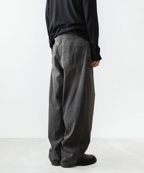 VEIN (ヴェイン)の「11OZデニム バギージーンズ / 11OZ DENIM BAGGY JEANS(デニムパンツ・メンズ・ライトインディゴブルー/ブラック・1/3/2)」の19枚目の写真
