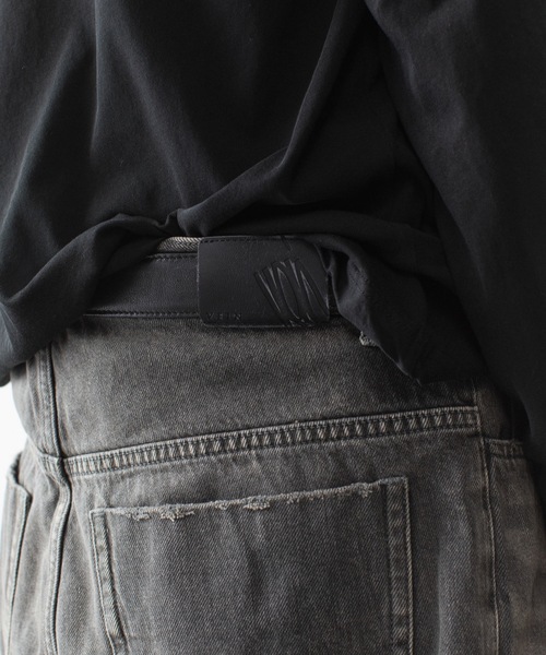 VEIN (ヴェイン)の「11OZデニム バギージーンズ / 11OZ DENIM BAGGY JEANS(デニムパンツ・メンズ・ライトインディゴブルー/ブラック・1/3/2)」の20枚目の写真