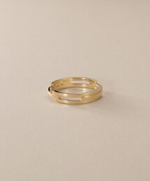 COCOSHNIK（ココシュニック）の「K10シフテッドオーバーラップ リング（リング）」