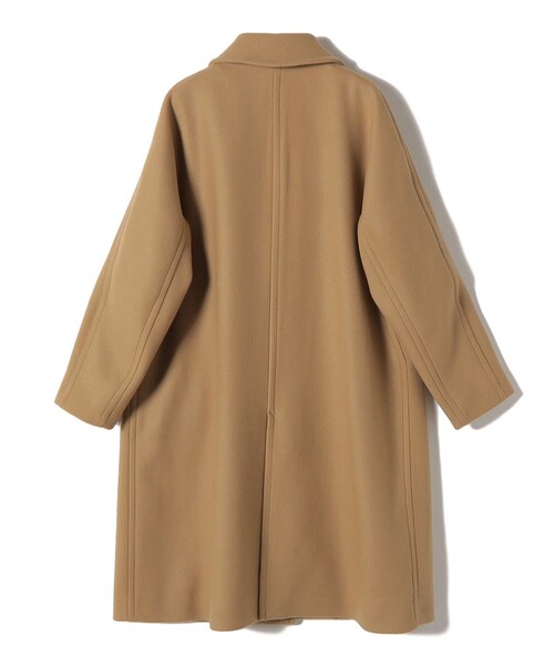 SHIPS Primary Navy Label:ウール メルトン シングル チェスター