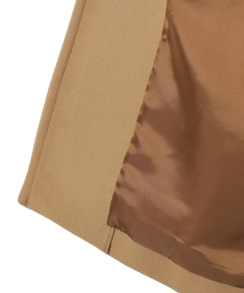 SHIPS Primary Navy Label:ウール メルトン シングル チェスター