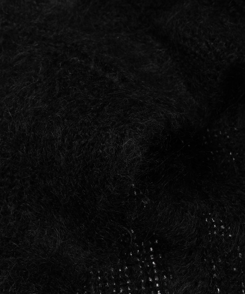 Acne Studios（アクネストゥディオズ）の「Kooder Hood scarf Winter（マフラー・レディース・ブラック/グレー・ONE SIZE）」の7枚目の写真