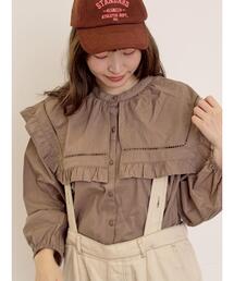 Samansa Mos2 | ビッグカラーブラウス(シャツ/ブラウス)