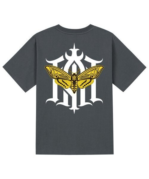 KAN6312(カン6312)の「KTG0042 ブルーバタフライ 半袖Tシャツ - グレー(Tシャツ/カットソー・メンズ・その他・LARGE/MEDIUM/SMALL/X-LARGE)」の1枚目の写真