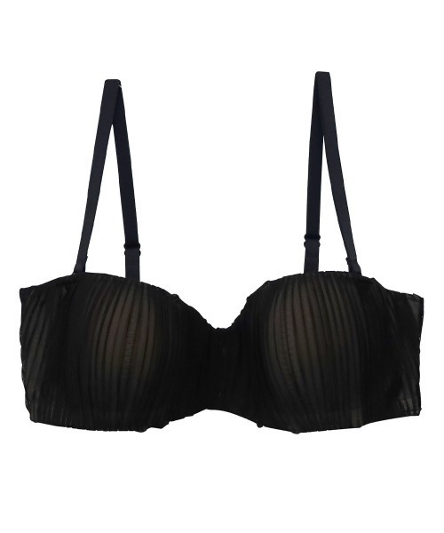 Melodie プリーツストラップレスブラジャー（ブラジャー）｜ANNEBRA