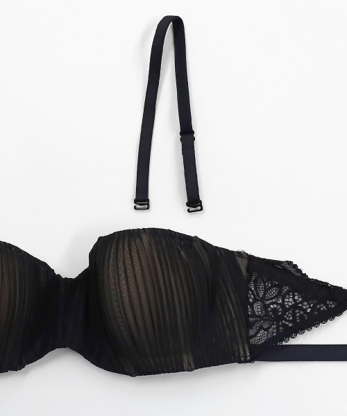 Melodie プリーツストラップレスブラジャー（ブラジャー）｜ANNEBRA