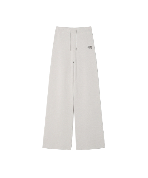 [VIUWVIUW] Knit Training Pants (gray)